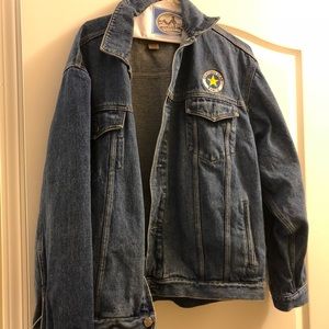 Unisex Large Vintage Denim Jacket